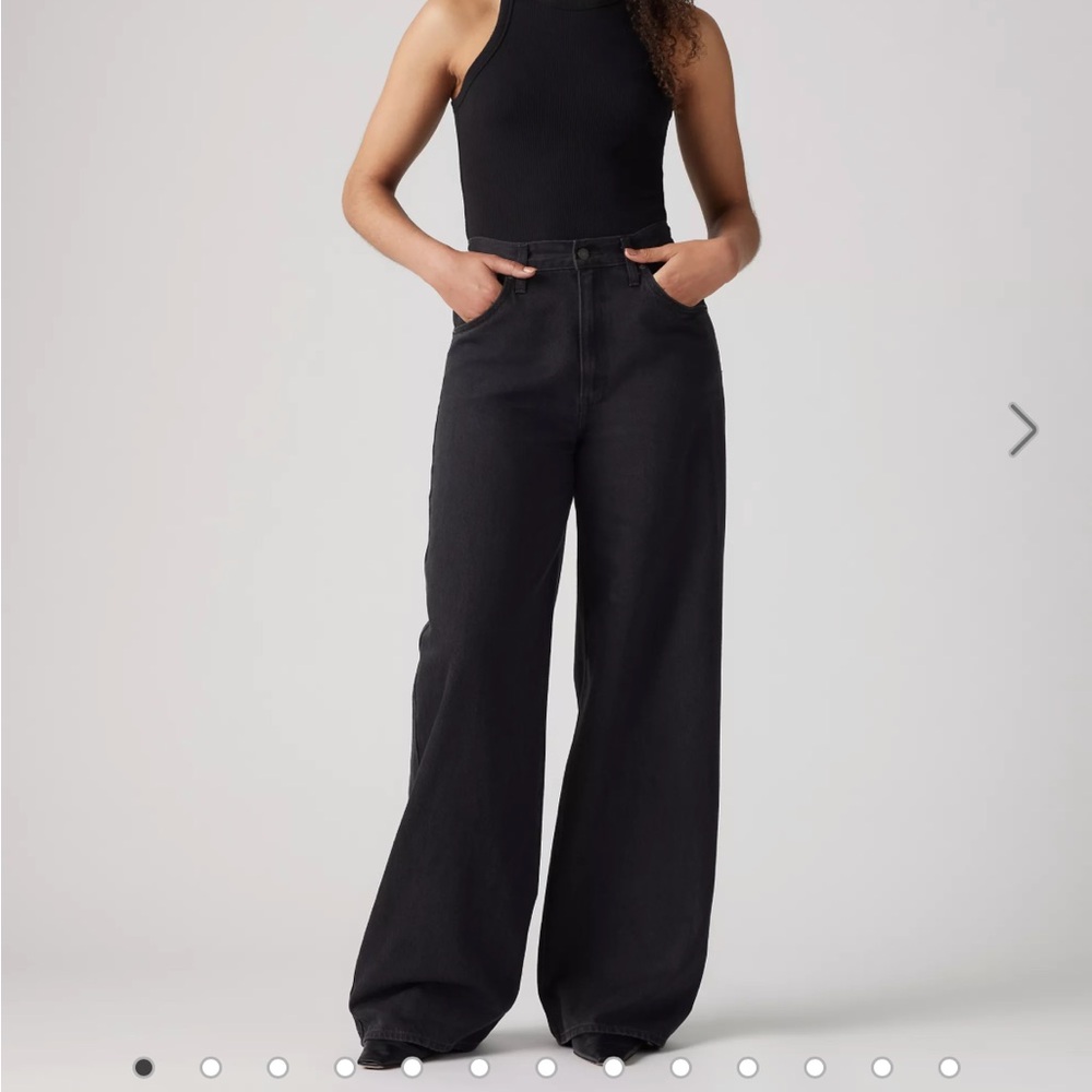 Black Wide-Leg  “Baggy Cinch”